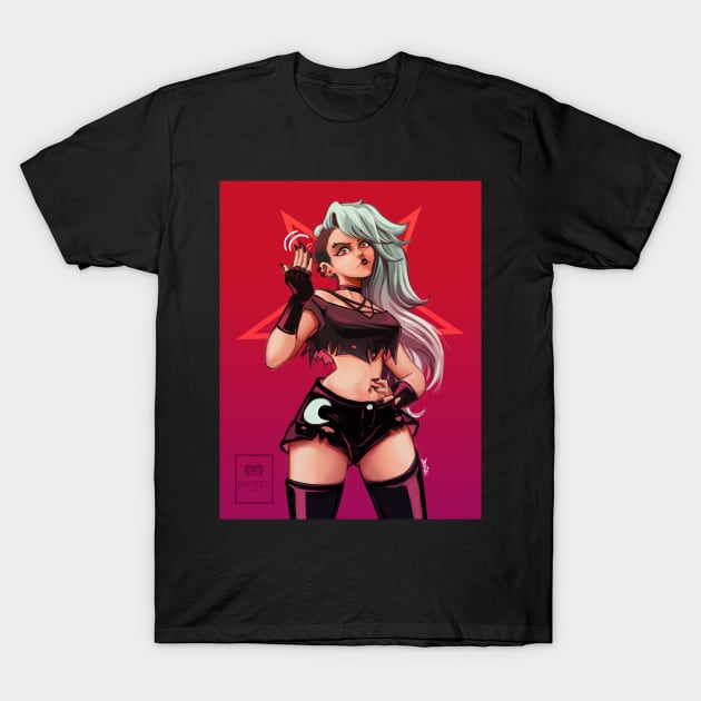 Human Loona Helluva Boss T-Shirt by MissLambsAnger